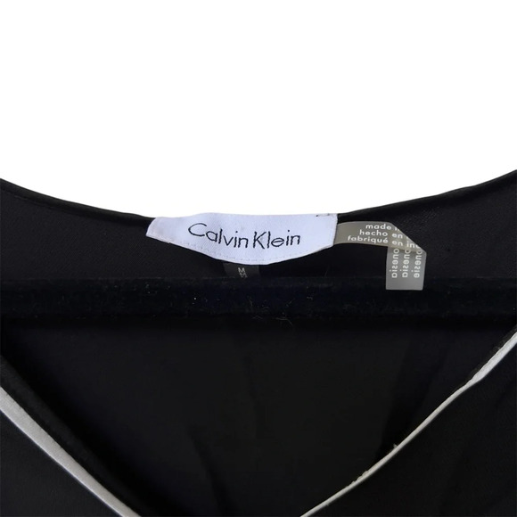 Calvin Klein Cascading Bell Sleeve Blouse - Picture 2 of 6